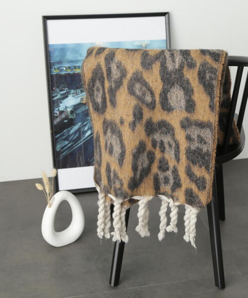 FREE'S MART（フリーズマート）の「ひょう柄ストール（ストール/ショール・レディース・ブラック系その他・ﾌﾘ-）」の2枚目の写真