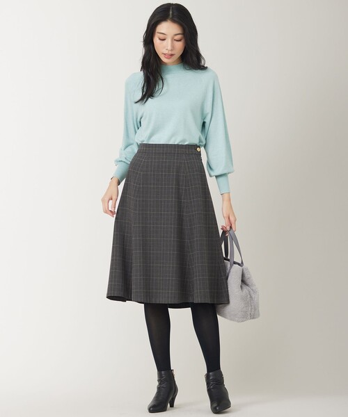 ANY SIS(エニィスィス)の「【洗える】カシミヤブレンドパフ袖 ニット(ニット/セーター・レディース・ピンク系/ブラック系/レッド系/ライトグリーン系/ライトグレー系・2)」の14枚目の写真