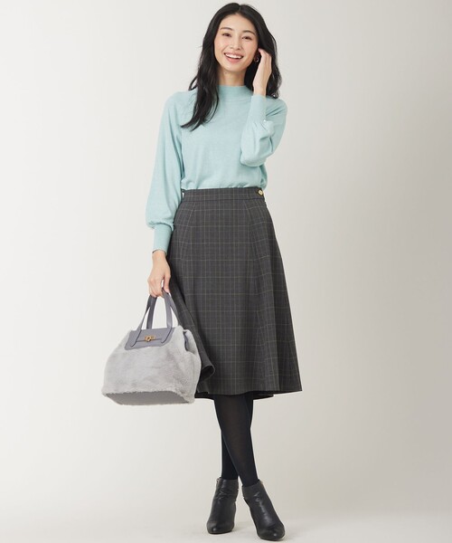 ANY SIS(エニィスィス)の「【洗える】カシミヤブレンドパフ袖 ニット(ニット/セーター・レディース・ピンク系/ブラック系/レッド系/ライトグリーン系/ライトグレー系・2)」の15枚目の写真