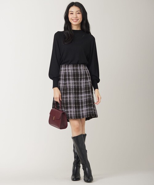 ANY SIS(エニィスィス)の「【洗える】カシミヤブレンドパフ袖 ニット(ニット/セーター・レディース・ピンク系/ブラック系/レッド系/ライトグリーン系/ライトグレー系・2)」の16枚目の写真