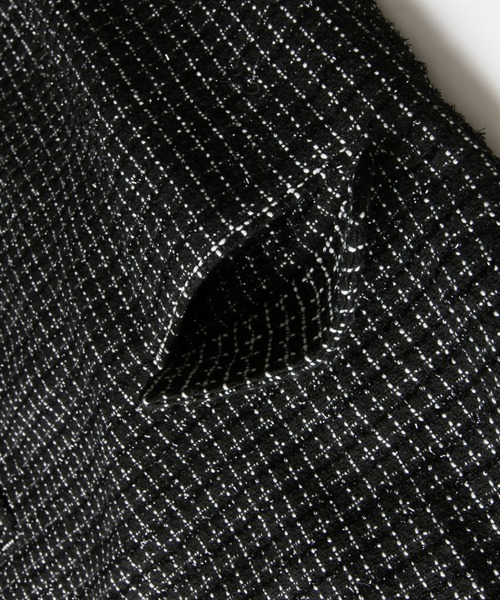 &. NOSTALGIA（アンドドットノスタルジア）の「【ZOZO限定】ラメツイードベスト（ベスト・レディース・ブラック・FREE）」の15枚目の写真