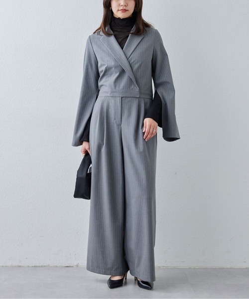 GALLARDAGALANTE（ガリャルダガランテ）の「オールインワンドレス【ZOZOTOWN限定商品】（つなぎ/オールインワン・レディース・ブラック×ホワイト/グレー×ホワイト・M/XS/S）」の2枚目の写真