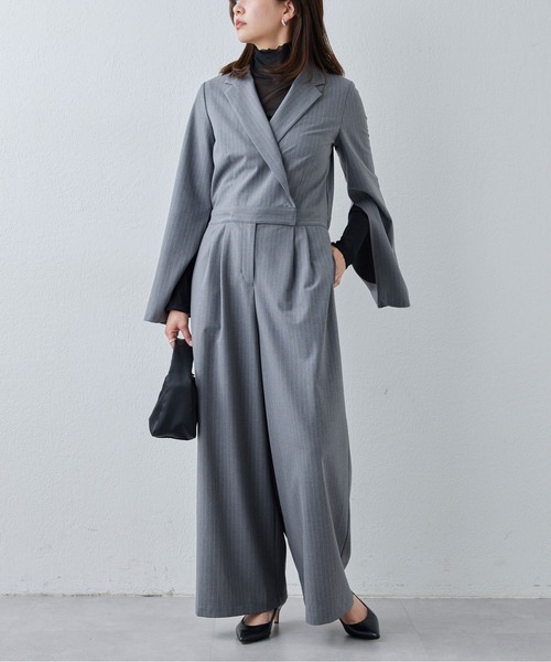 GALLARDAGALANTE（ガリャルダガランテ）の「オールインワンドレス【ZOZOTOWN限定商品】（つなぎ/オールインワン・レディース・ブラック×ホワイト/グレー×ホワイト・M/XS/S）」の19枚目の写真