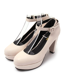 Heather | PUストラップパンプス　566738(パンプス)