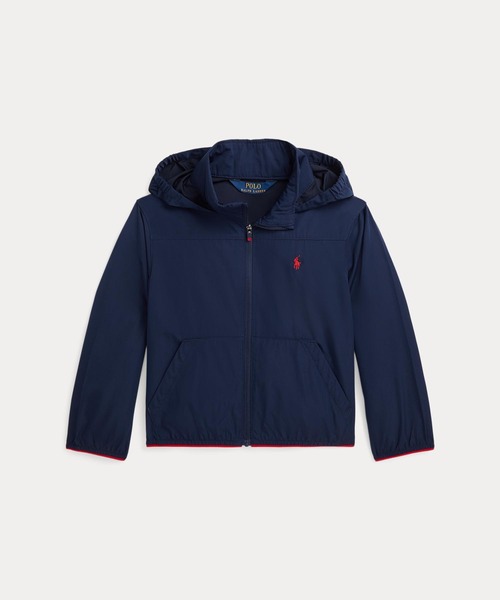 POLO RALPH LAUREN CHILDRENSWEAR(ポロ ラルフ ローレン チルドレンズウェア)の「パッカブル ウォーターリペラント フーデッド ジャケット(その他アウター・キッズ・ネイビー系1・7/6/4/3)」の1枚目の写真