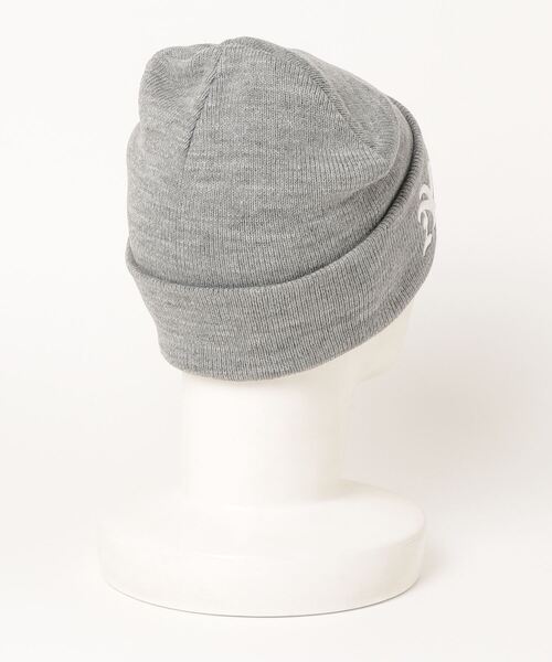 ACAPULCO GOLD(アカプルコゴールド)の「ACAPULCO GOLD / NY LOGO BEANIE(ニットキャップ/ビーニー・メンズ・ブラック/ヘザーグレー/ネイビー・ONE SIZE)」の4枚目の写真