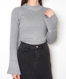 Flowering Korea（フラワーリングコリア）の「ベルスリーブハイネックニット（ニット/セーター）」