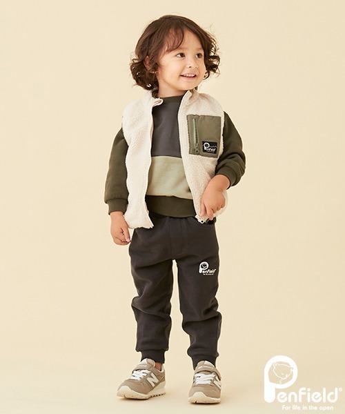 petit main(プティマイン)の「【Penfield】スウェットパンツ(スウェットパンツ・キッズ・カーキ/グレー・110cm/130cm/90cm/100cm/120cm/80cm)」の17枚目の写真