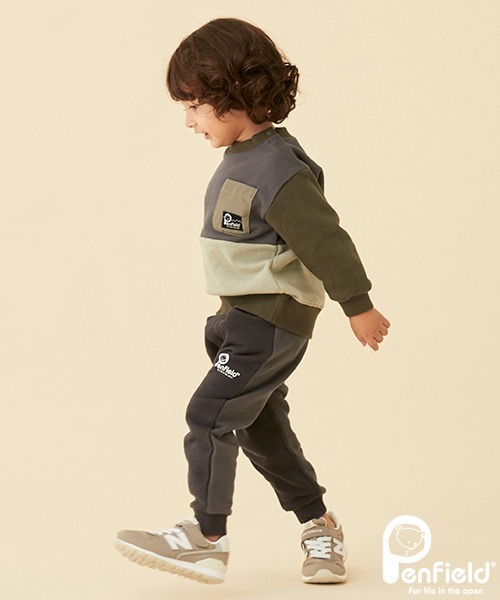 petit main(プティマイン)の「【Penfield】スウェットパンツ(スウェットパンツ・キッズ・カーキ/グレー・110cm/130cm/90cm/100cm/120cm/80cm)」の16枚目の写真