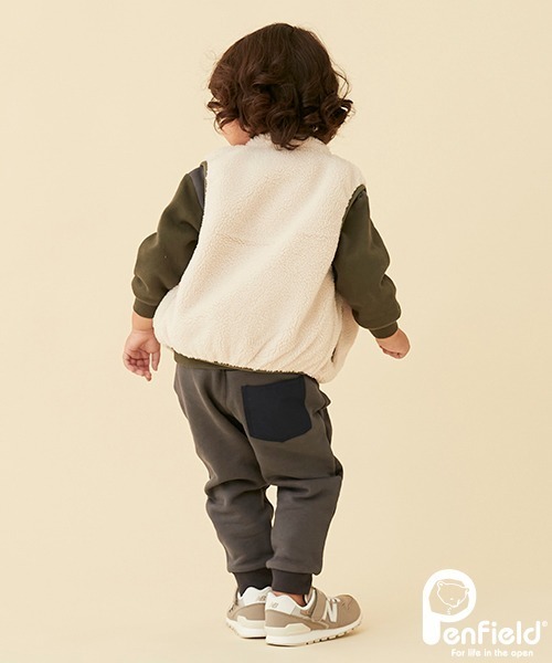 petit main(プティマイン)の「【Penfield】スウェットパンツ(スウェットパンツ・キッズ・カーキ/グレー・110cm/130cm/90cm/100cm/120cm/80cm)」の18枚目の写真