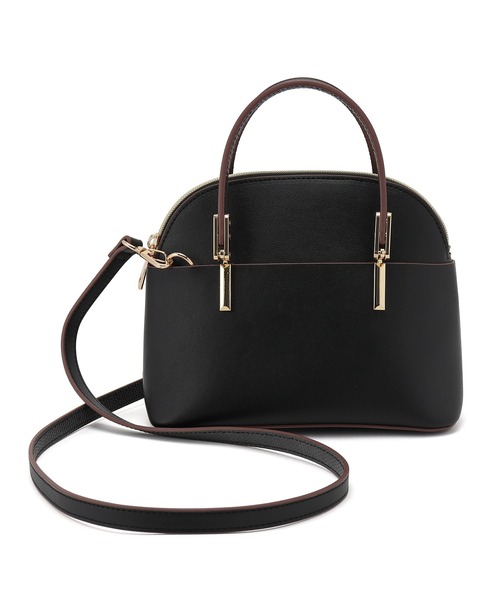 ROPE' PICNIC（ロペピクニック）の「軽量レクタンメタルミニボストン＆ショルダーバッグ（ショルダーバッグ・レディース・ブラック/キナリ/ライトグリーン/ピンク系その他2・FREE）」の3枚目の写真