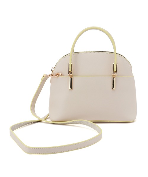 ROPE' PICNIC（ロペピクニック）の「軽量レクタンメタルミニボストン＆ショルダーバッグ（ショルダーバッグ・レディース・ブラック/キナリ/ライトグリーン/ピンク系その他2・FREE）」の6枚目の写真