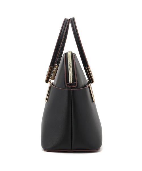 ROPE' PICNIC（ロペピクニック）の「軽量レクタンメタルミニボストン＆ショルダーバッグ（ショルダーバッグ・レディース・ブラック/キナリ/ライトグリーン/ピンク系その他2・FREE）」の10枚目の写真