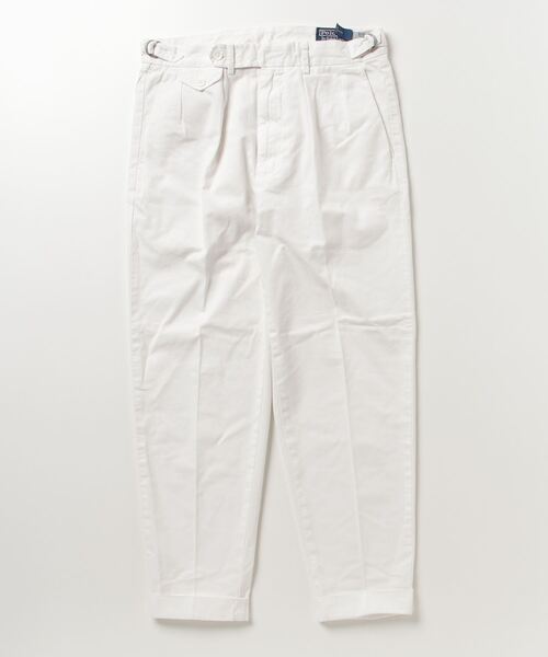 POLO RALPH LAUREN（ポロ ラルフ ローレン）の「スリム テーパード フィット プリーテッド ツイル パンツ（その他パンツ・メンズ・ホワイト・28/30/30/30/32/32/34/32/36/32）」の6枚目の写真