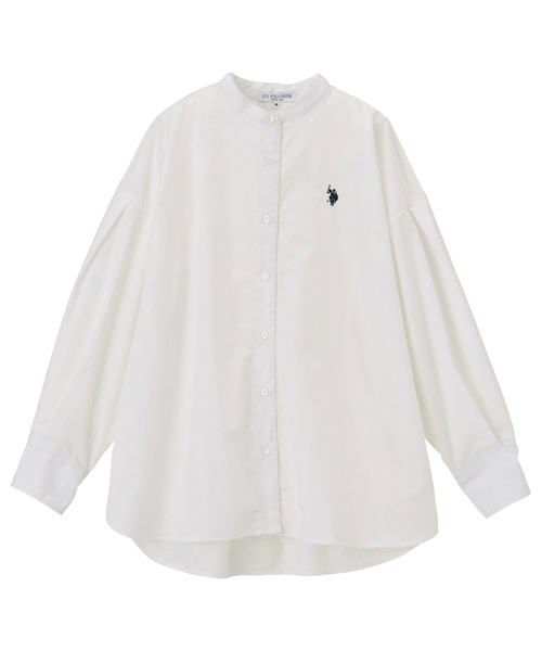 U.S. POLO ASSN.（ユーエスポロアッスン）の「GeeRA別注【U.S. POLO ASSN.】バンドカラーシャツ（シャツ/ブラウス・レディース・オフホワイト/ストライプ・MEDIUM/LARGE）」の18枚目の写真