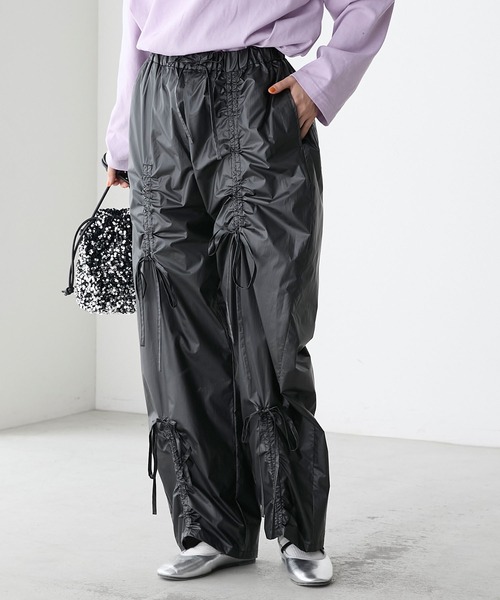 forksy.】ナイロンドロストリボンパンツ forksy.│MONO-MART