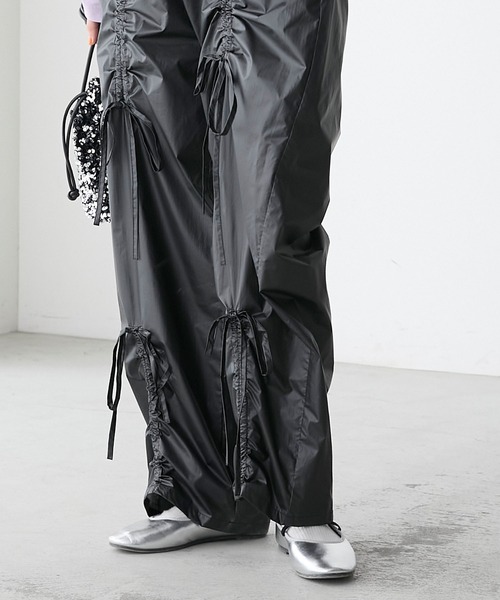 forksy.】ナイロンドロストリボンパンツ forksy.│MONO-MART