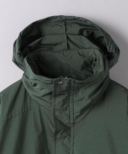 UNITED ARROWS（ユナイテッドアローズ）の「メモリータフタナイロン マウンテンパーカー（マウンテンパーカー・メンズ・ダークグリーン/ネイビー・XL/L/M/S）」の8枚目の写真