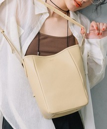 【BEAURE】牛革 カウレザー バケツ型 ワンショルダー バッグ B-24023