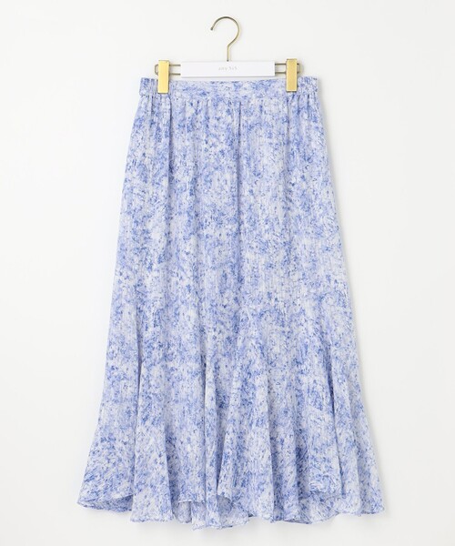 【セール】【2SET】コンパクトトップス×ミスティプリントスカート セットアップ（セットアップ）｜any SiS（エニィスィス）