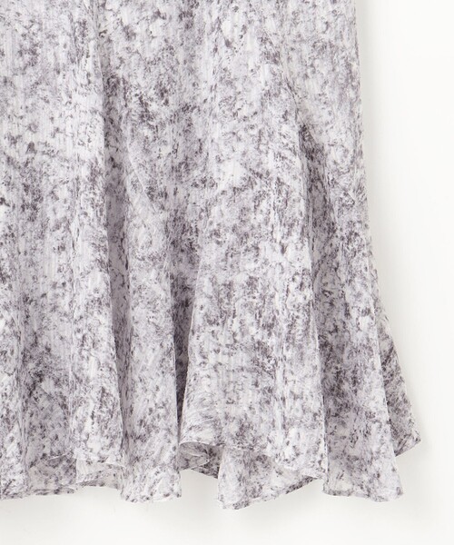 【セール】【2SET】コンパクトトップス×ミスティプリントスカート セットアップ（セットアップ）｜any SiS（エニィスィス）