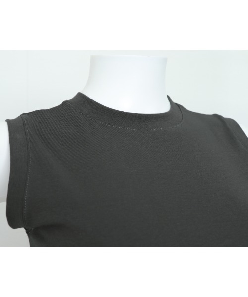 Miniministore(ミニミニストア)の「ノースリーブ Tシャツ タンクトップ 夏(タンクトップ・レディース・ブラック/ダークブラウン/グリーン/カーキ/チャコールグレー/グレー/ホワイト・L/M)」の19枚目の写真
