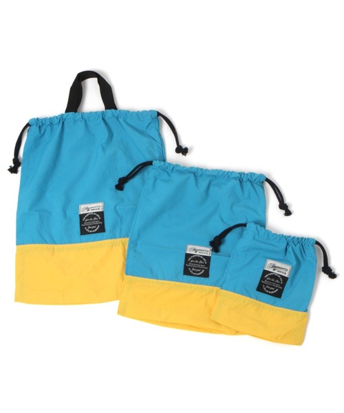 BAYFLOW（ベイフロー）の「巾着セット（KIDS）（エコバッグ/サブバッグ・キッズ・アイボリー/ブルー/ブラウン/ラベンダー/イエロー・FREE）」の4枚目の写真