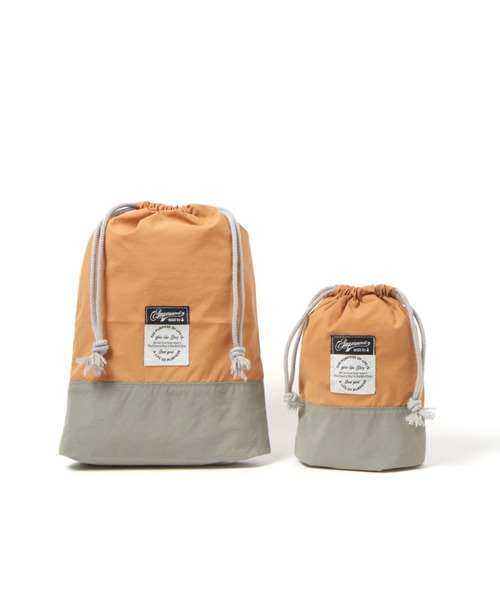 BAYFLOW（ベイフロー）の「巾着セット（KIDS）（エコバッグ/サブバッグ・キッズ・アイボリー/ブルー/ブラウン/ラベンダー/イエロー・FREE）」の8枚目の写真