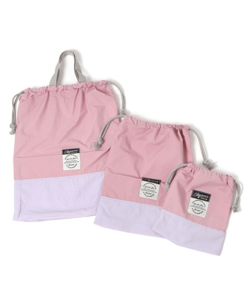 BAYFLOW（ベイフロー）の「巾着セット（KIDS）（エコバッグ/サブバッグ・キッズ・アイボリー/ブルー/ブラウン/ラベンダー/イエロー・FREE）」の21枚目の写真