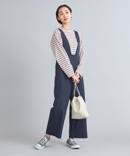 PENNEYS(ぺニーズ)の「PENNEYS(ぺニーズ)別注オヤコボーダーロングスリーブカットソー(Tシャツ/カットソー・レディース・オフホワイト/ネイビー/ライトグレー・M/L)」の18枚目の写真