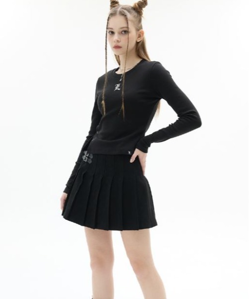 LUVISTRUE(ラヴイズトゥルー)の「VL L LOGO TEE(Tシャツ/カットソー・レディース・ホワイト/ブラック・FREE)」の7枚目の写真