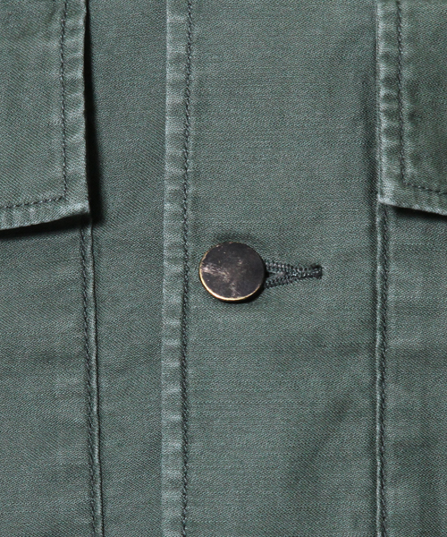 AMERICAN RAG CIE（アメリカンラグシー）の「AMERICAN RAG CIEバックサテンミリタリージャケット/213-AHP-L152-JK049（ミリタリージャケット・レディース・カーキ/ネイビー・FREE）」の18枚目の写真