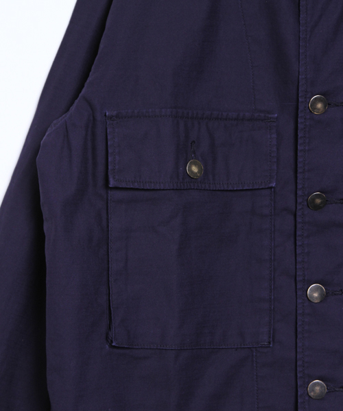 AMERICAN RAG CIE（アメリカンラグシー）の「AMERICAN RAG CIEバックサテンミリタリージャケット/213-AHP-L152-JK049（ミリタリージャケット・レディース・カーキ/ネイビー・FREE）」の14枚目の写真