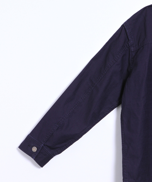 AMERICAN RAG CIE（アメリカンラグシー）の「AMERICAN RAG CIEバックサテンミリタリージャケット/213-AHP-L152-JK049（ミリタリージャケット・レディース・カーキ/ネイビー・FREE）」の8枚目の写真
