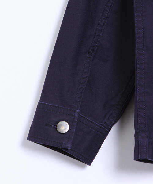 AMERICAN RAG CIE（アメリカンラグシー）の「AMERICAN RAG CIEバックサテンミリタリージャケット/213-AHP-L152-JK049（ミリタリージャケット・レディース・カーキ/ネイビー・FREE）」の9枚目の写真