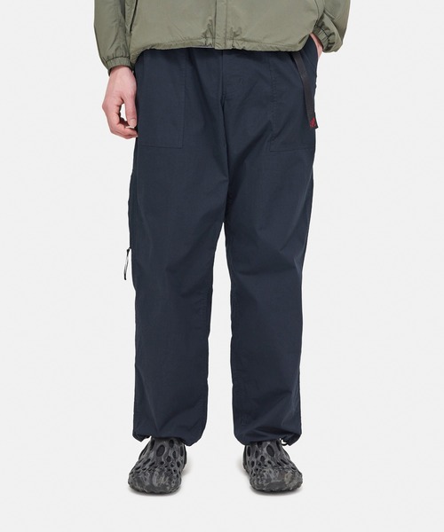 超美品グラミチ・GRAMICCIストレッチパンツ　ブラック　ウェビングベルト GRAMICCI/グラミチ WEATHER FATIGUE PANT | ウェザー