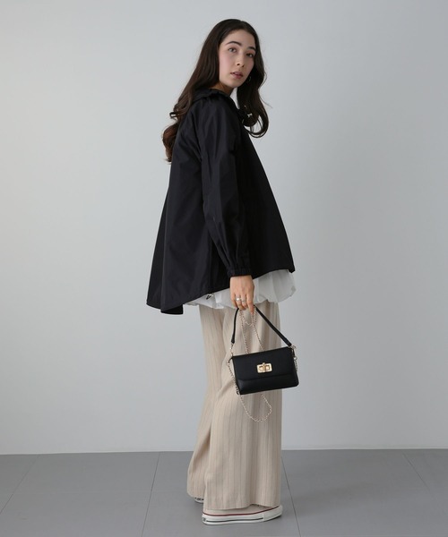 saloon（サルーン）の「SALOON(サルーン)/ライトペーパータフタブルゾン（ブルゾン・レディース・ブラック/グレー系その他・FREE）」の9枚目の写真