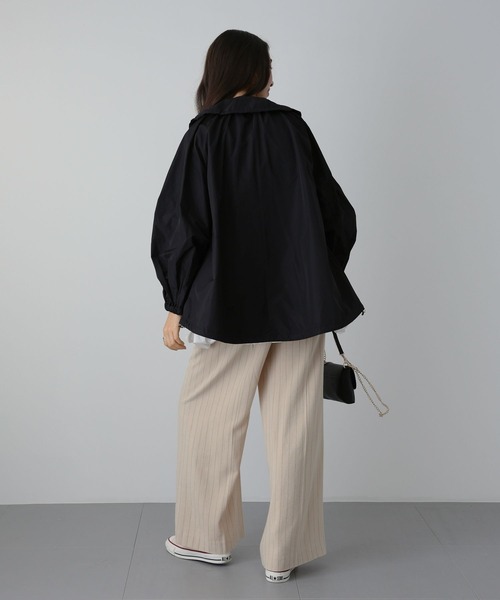 saloon（サルーン）の「SALOON(サルーン)/ライトペーパータフタブルゾン（ブルゾン・レディース・ブラック/グレー系その他・FREE）」の11枚目の写真