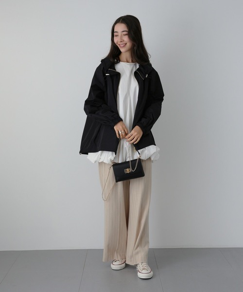 saloon（サルーン）の「SALOON(サルーン)/ライトペーパータフタブルゾン（ブルゾン・レディース・ブラック/グレー系その他・FREE）」の6枚目の写真