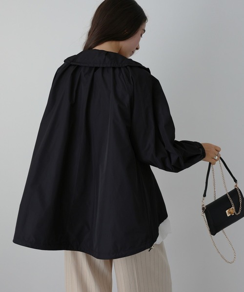 saloon（サルーン）の「SALOON(サルーン)/ライトペーパータフタブルゾン（ブルゾン・レディース・ブラック/グレー系その他・FREE）」の12枚目の写真