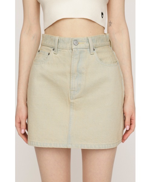 SLY（スライ）の「NOAH DENIM S/SK-E ノア デニム ショートスカート / セットアップ可（デニムスカート・レディース・ブルー系その他・0/1/2）」の3枚目の写真