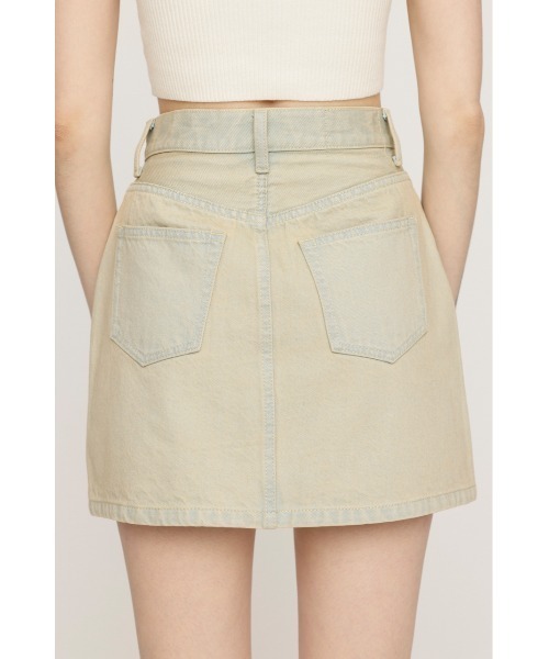 SLY（スライ）の「NOAH DENIM S/SK-E ノア デニム ショートスカート / セットアップ可（デニムスカート・レディース・ブルー系その他・0/1/2）」の5枚目の写真