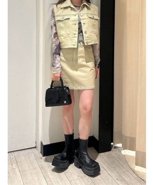 SLY（スライ）の「NOAH DENIM S/SK-E ノア デニム ショート