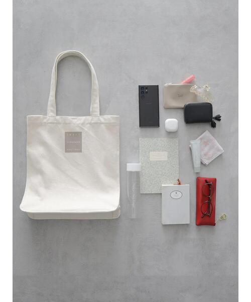 CRAFT STANDARD BOUTIQUE（クラフトスタンダードブティック）の「キャンバススクエアトート（トートバッグ・レディース・チャコールグレー/ナチュラル/カーキ・FREE）」の6枚目の写真
