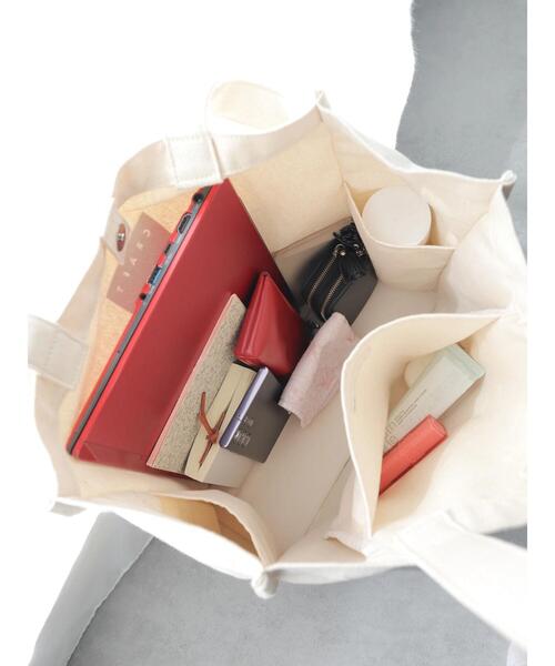 CRAFT STANDARD BOUTIQUE（クラフトスタンダードブティック）の「キャンバススクエアトート（トートバッグ・レディース・チャコールグレー/ナチュラル/カーキ・FREE）」の4枚目の写真