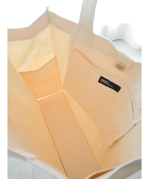 CRAFT STANDARD BOUTIQUE（クラフトスタンダードブティック）の「キャンバススクエアトート（トートバッグ・レディース・チャコールグレー/ナチュラル/カーキ・FREE）」の18枚目の写真