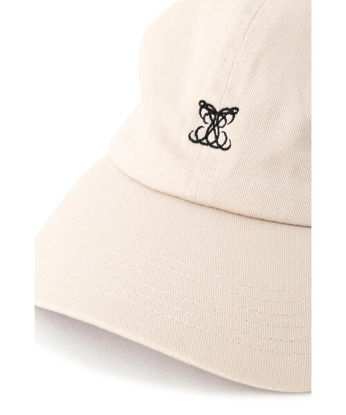 JILL STUART（ジルスチュアート）の「◆エンブレム刺繍キャップ（キャップ・レディース・ベージュ/ブラック・ﾌﾘ-）」の7枚目の写真