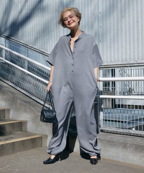 R&D.M. CO. グレー オールインワン R&D.M. CO. グレー オールインワン R&D.M. CO. グレー