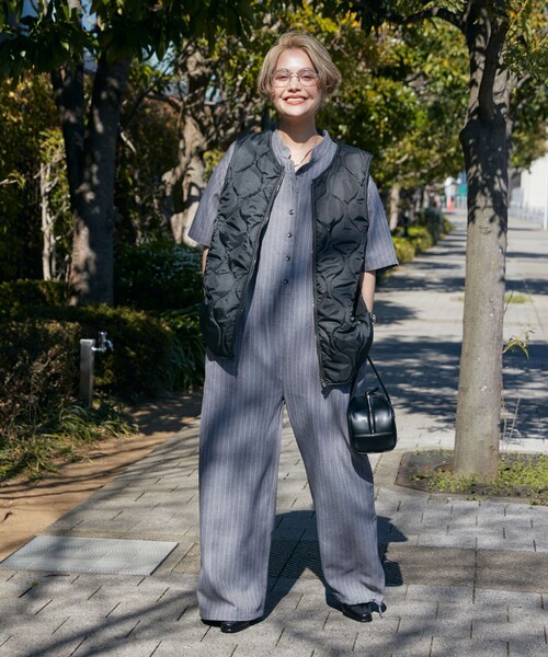 Atelier Mont Kemmelオールインワン ブラック 別注】＜Atelier Mont Kemmel＞オールインワン ブラック（UNITED