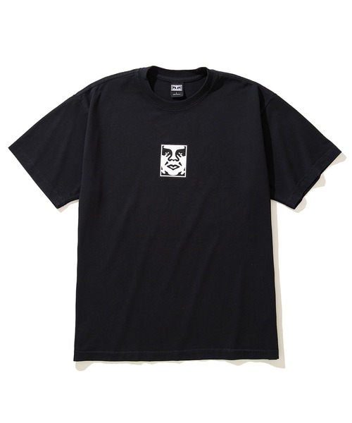 OBEY(オベイ)の「OBEY ICON HEAVYWEIGHT TEE(オベイ アイコン ヘビー ウェイト T)(Tシャツ/カットソー・メンズ・ブルー系2/ブルー系1/ブラック系・MEDIUM/LARGE/X-LARGE)」の3枚目の写真